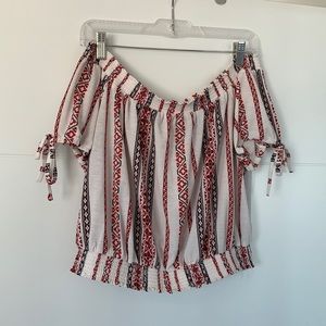 Off the Shoulder Crop Top